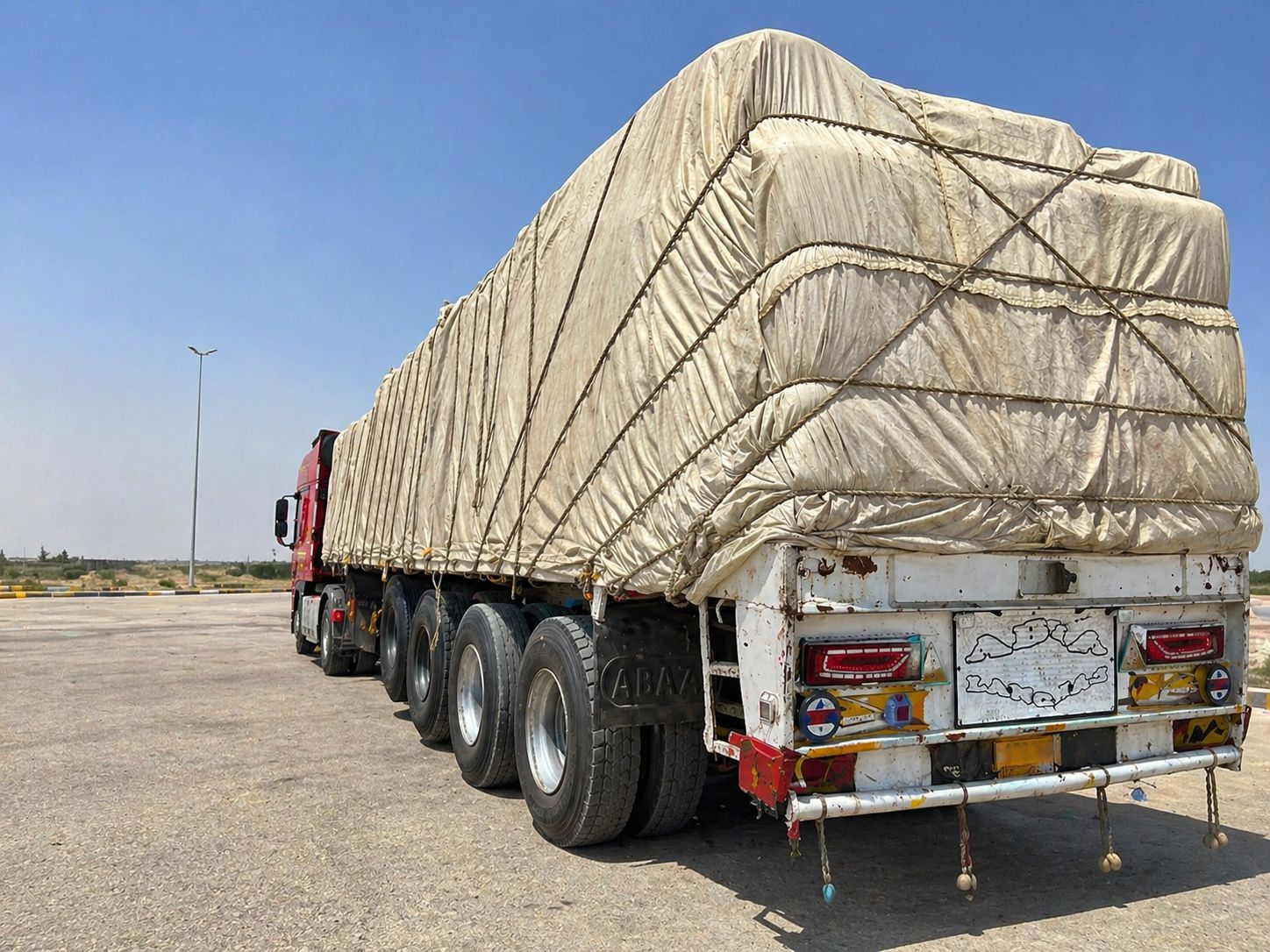 Heavy Logistics Trucks Highway
